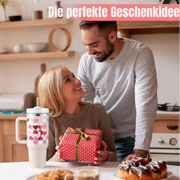 1,18 L Isolierbecher – Dein perfekter Begleiter für heisse und kalte Getränke!