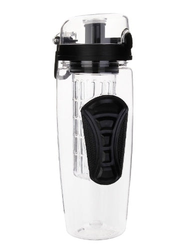 1L Wasserflasche mit Fruchteinsatz – BPA-frei & perfekt für Sport & Alltag