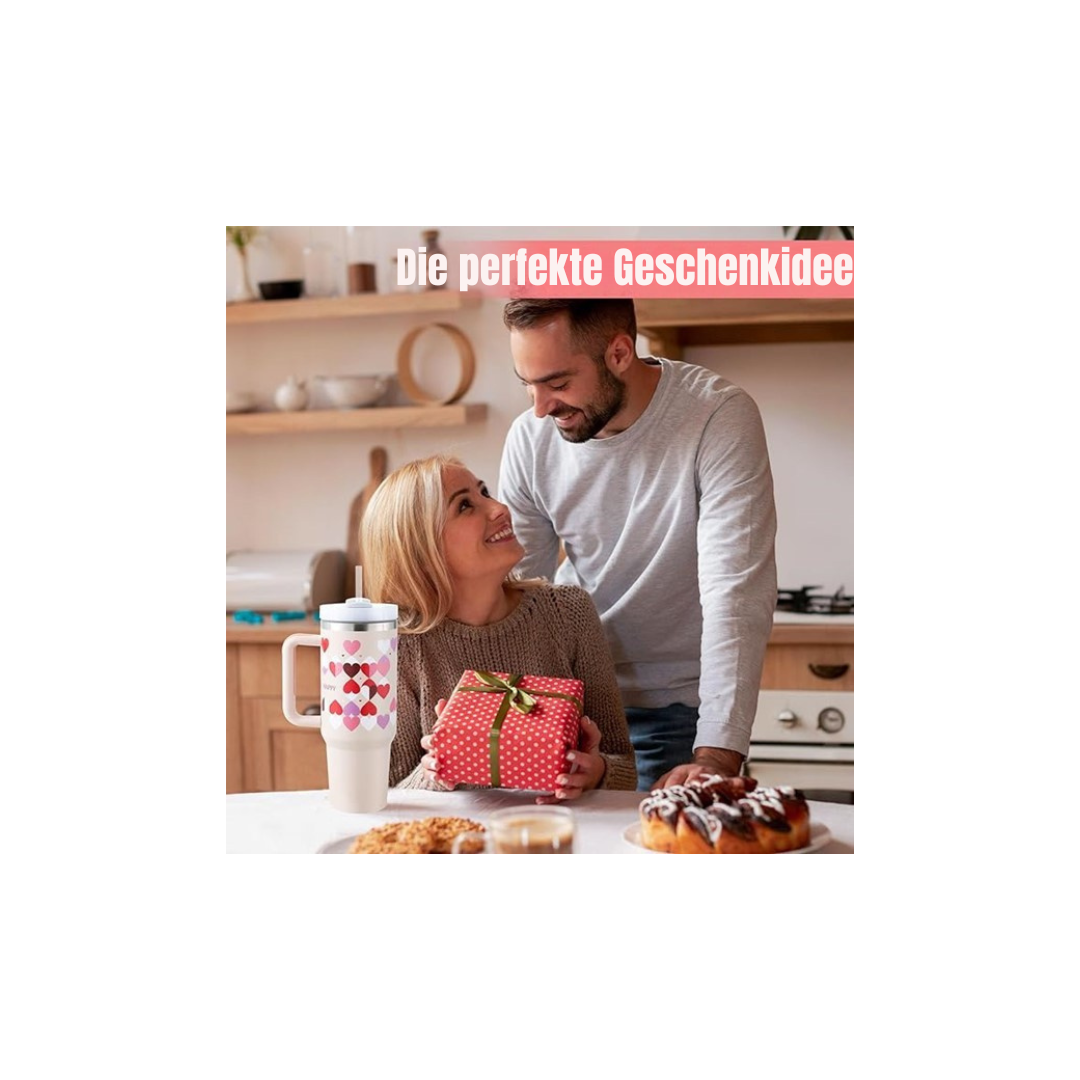 1,18 L Isolierbecher – Dein perfekter Begleiter für heisse und kalte Getränke!