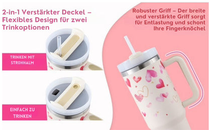 1,18 L Isolierbecher – Dein perfekter Begleiter für heisse und kalte Getränke!