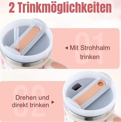 1,18 L Isolierbecher – Dein perfekter Begleiter für heisse und kalte Getränke!