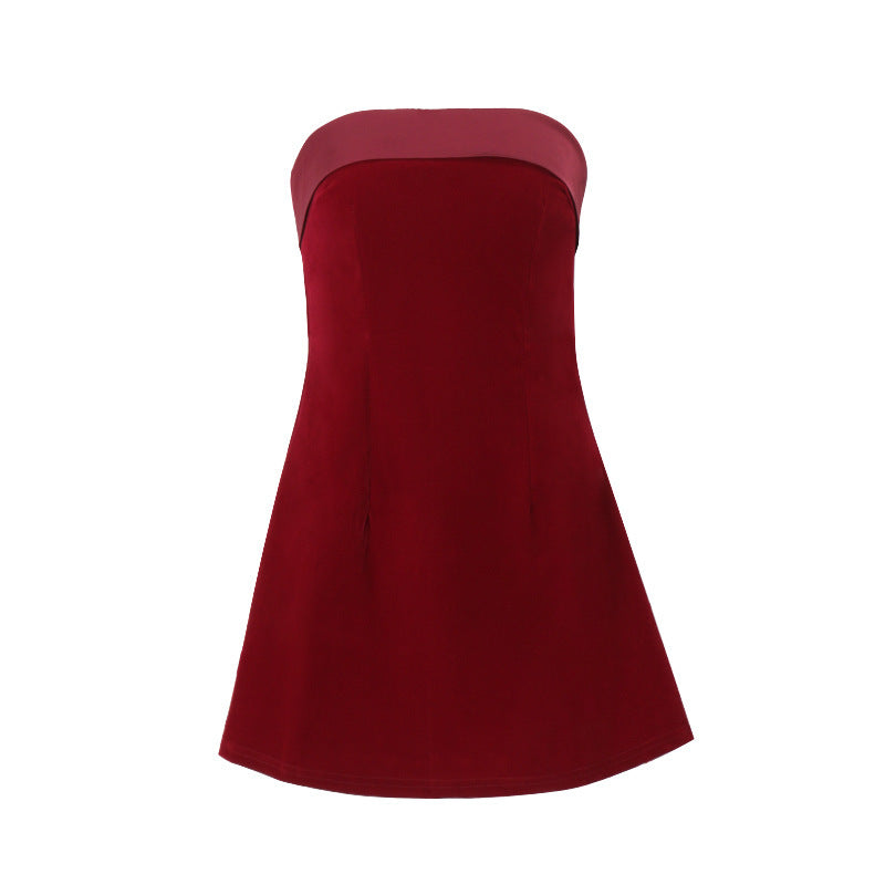 🔥 Elegantes Slim Tube-Top Kleid – Perfekt für Party & Abendmode! 🔥