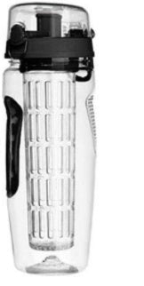 1L Wasserflasche mit Fruchteinsatz – BPA-frei & perfekt für Sport & Alltag