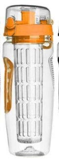 1L Wasserflasche mit Fruchteinsatz – BPA-frei & perfekt für Sport & Alltag